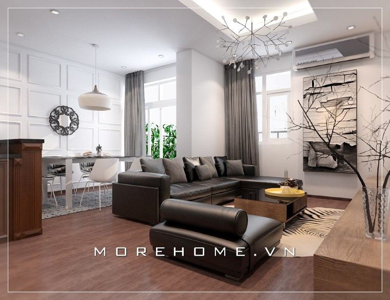 Bộ sofa bọc da màu đen êm ái mang đến 1 không gian đẳng cấp và chất lượng cho không gian tổ ấm của mỗi gia đình.